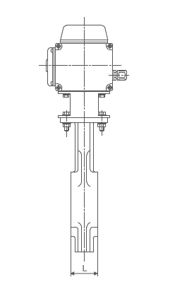 防水電動對夾式蝶閥外形結構